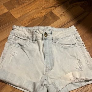 American Eagle jean shorts size double 0